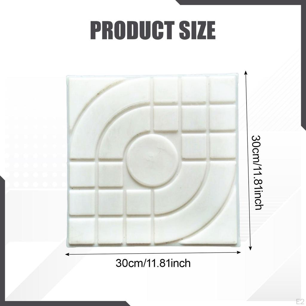 Concrete Brick Molde Walk Maker Reusable Floor Square Pavement Path for Sidewalk