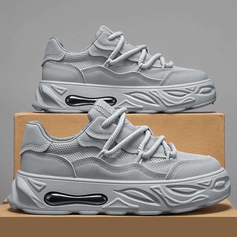 2024 New Tide Shoes Модные кроссовки для бега Универсальные дышащие повседневные мужские туфли Толстая подошва Нескользящие кроссовки Мужские дизайнерские теннисные