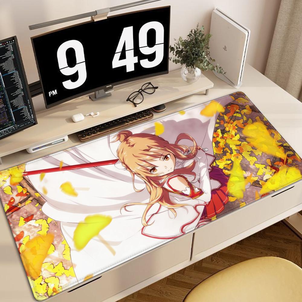 SSword Art Onlinee Коврик для мыши Настольный коврик для мыши Милый HD Настольный коврик Расширенные коврики для игровой клавиатуры Большой xсм XXL Игровой коврик для мыши