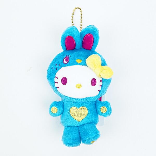 Sanrio Коллекция талисманов Hello Kitty Разноцветный кролик Синий плюш