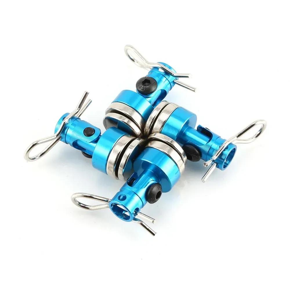 4PCS Metal Magnetic Body Post RC Car Shell Mount Column for 1/10 Traxxas TRX4 D90 Redcat Tamiya SCX10 Axial Body Mount Clips