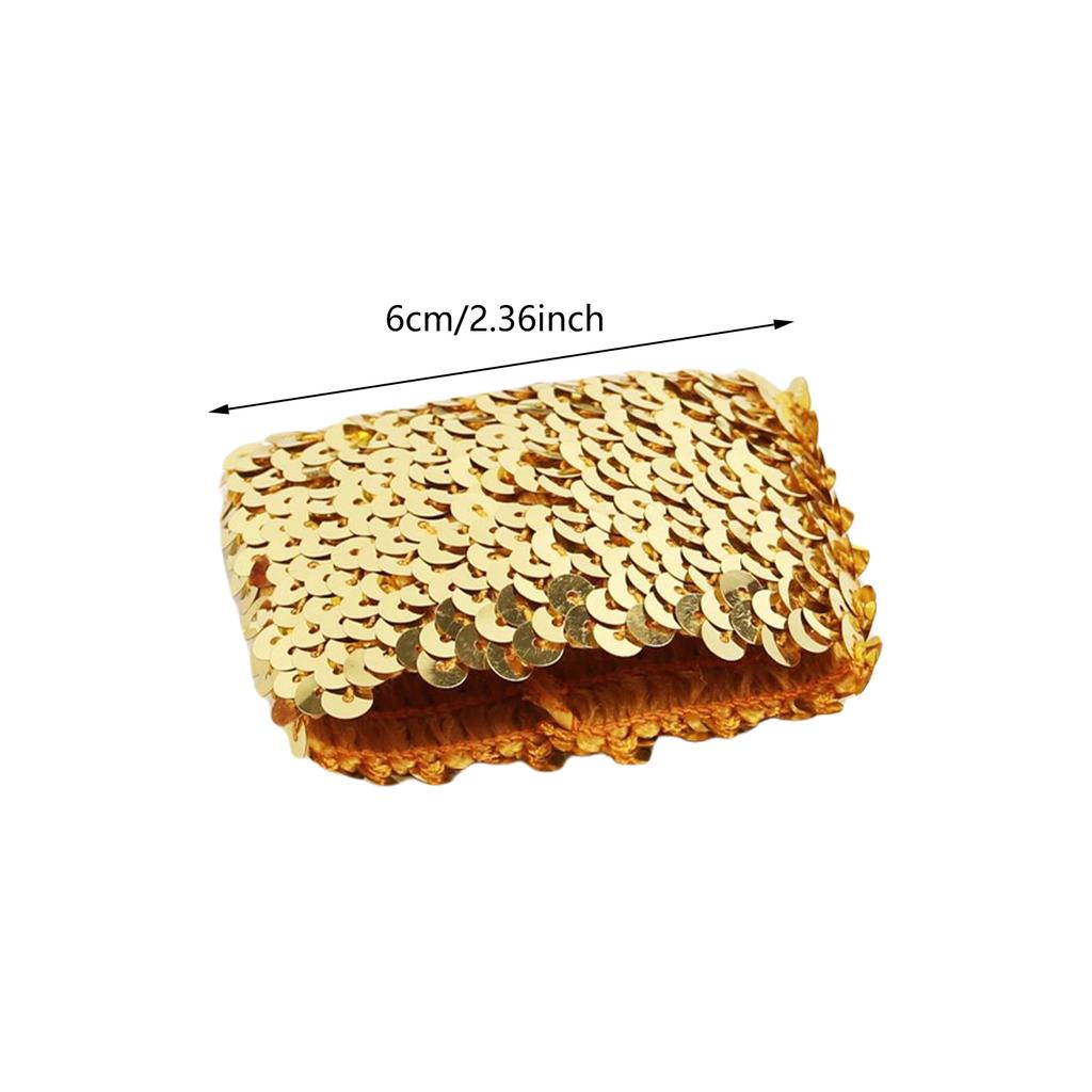 Fashion Sparkling Sequins Cuffs Elastic Arm Sleeves for Women and Girls Various Party Costume Decorative Oversleeves