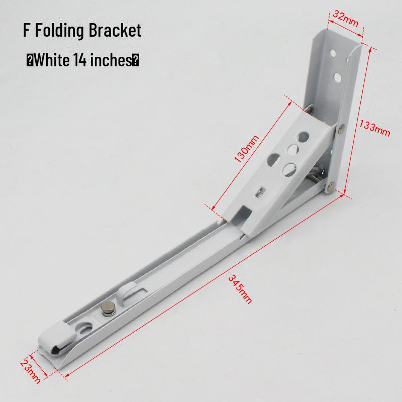Dinite Heavy-Duty Folding Triangle Shelf Bracket