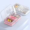 Pill Storage Accessories Mini Pill Box Medicine Pill Storage Container Mini Pill Cutter   Unisex