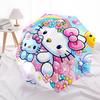 1pc Hello Kitty umbrella automatic open/close, 8-Rib Durable Frame, Compact Folding Design, Ideal Birthday/Holiday Gift  1131A