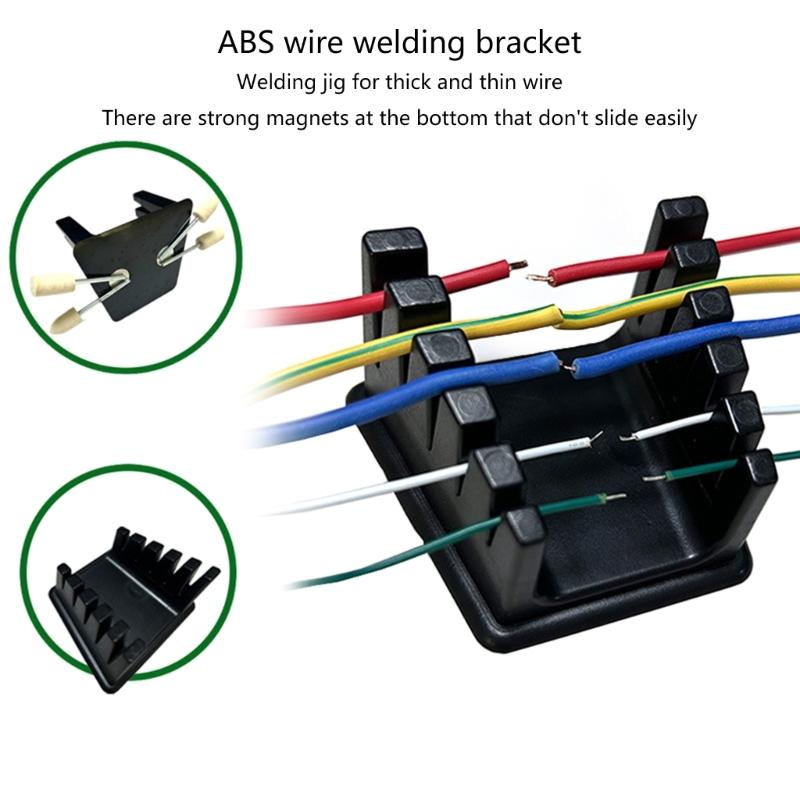 Держатель для паяльной проволоки Пластиковый зажим Держатель для паяльной проволоки Оловянные припои Зажим-фиксатор Кронштейн Зажим Для паяльных принадлежностей