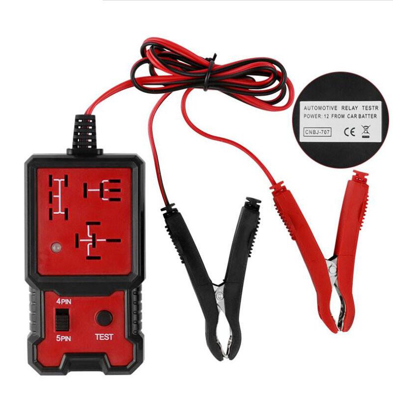 Светодиодный индикатор Автомобильные аксессуары Автомобильный тестер аккумулятора Тестер реле автомобиля Тестер напряжения Универсальный 12 В
