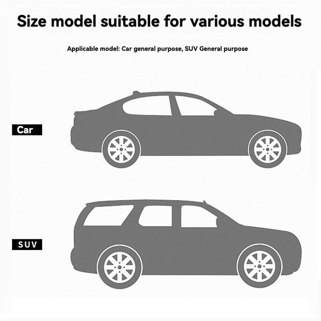 Car Windshield Cover, Snow Cover With Side Mirrors Cover, Windshield Shade With Magnetic Edges For Car SUV CRV Trucks