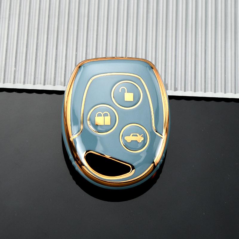 Чехол для дистанционного ключа с 3 кнопками, чехол-держатель для брелока, протектор для Ford Focus Mondeo Festiva Fusion Suit Fiesta KA