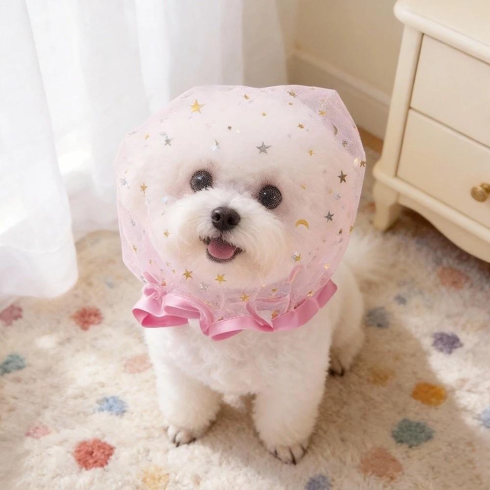 Face Cover Pet Protective Mask Anti-Mosquito Eating Dog Protective Veil  for Outdoor Use