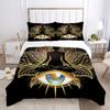 Buddha 3D Bedding Set Fatima Hand Hamsa Hand Single Twin Full Queen King Quilt Cover Pillowcases Lotus Eye Duvet Cover Sets
