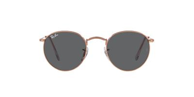 Ray-Ban RB3447 ROUND METAL РОЗОВОЕ ЗОЛОТО / ТЕМНО-СЕРЫЙ 53