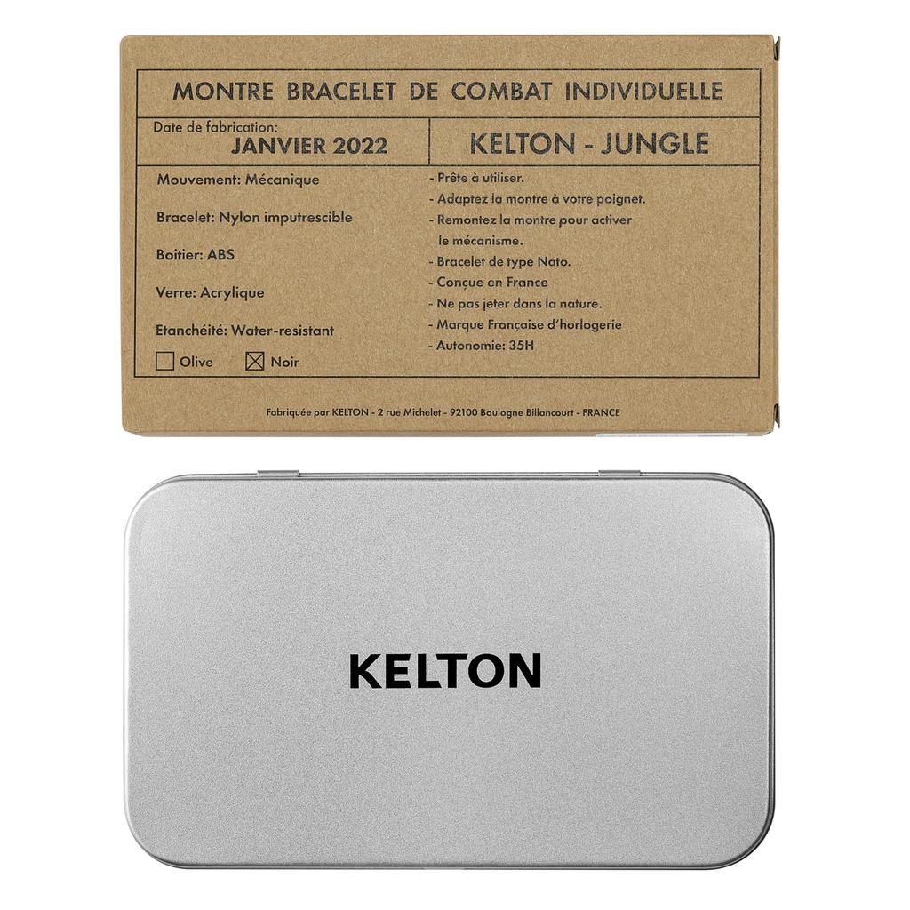 Часы Jungle Camper 9123222J черные [Kelton] мужские [Товар]