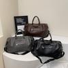 Travel Bag Short Distance Student Duffel Bag Unisex PU Shoulder Bag Waterproof Yoga Storage Bag with Dry Wet Separation