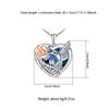 Cute Animal Female Metal Flower Bird Leaf Pendant Necklace Silver Color Wedding Jewelry For Women