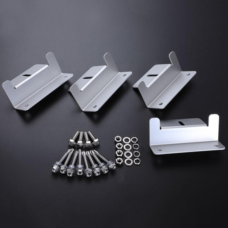 Z-образный алюминиевый кронштейн для крепления солнечной панели на крыше для автофургона, яхты, кронштейн для солнечной панели, солнечный Z-образный алюминиевый кронштейн