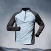Summer Mens Sports T-Shirt Sportswear Long Sleeve Running Gym Clothing Fitness Golf Rashguard Quick Dry Compression Shirt