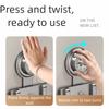 4/5/6/7/8 Hook Suction Cup Door Hook Waterproof Hanging Coat Holder Wall Clothes Hanger  Clothes