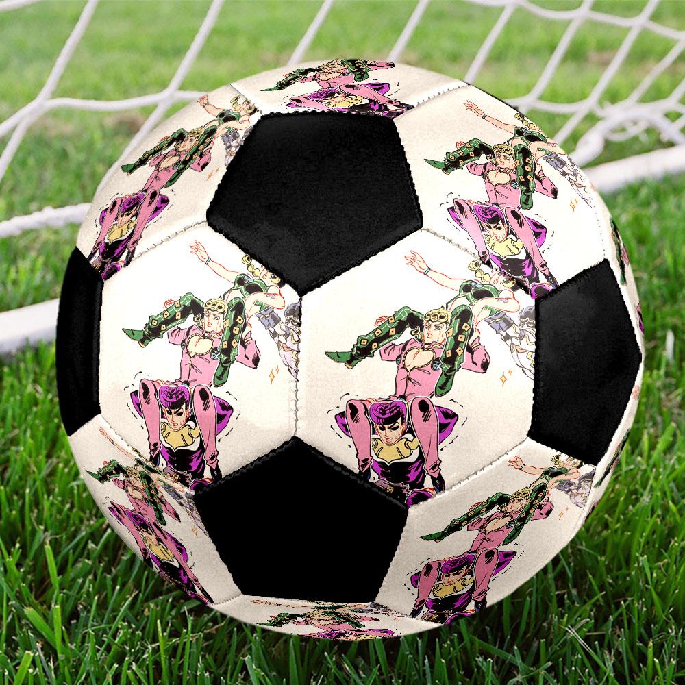 1pc JoJos Bizarre Adventure Soccer Ball Size 5 Indoor Soccer Ball Fashion Colorful Backyard Game - Great For Sports Fans Gift HE28