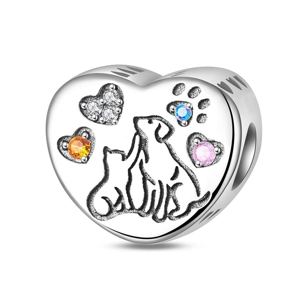 DIY Heart Charm Pendant Beads For Handmade Necklace Bracelet Jewelry Making Accessories