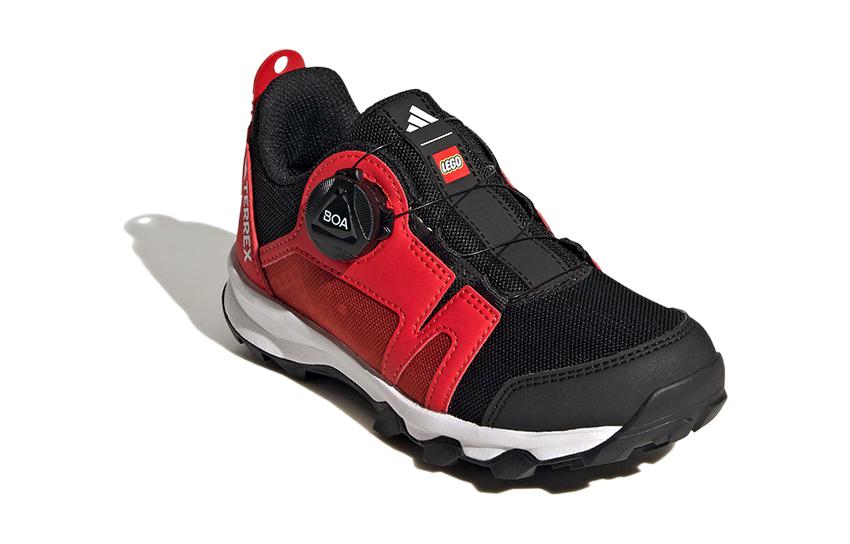 adidas Terre Удобные Нескользящие Низкие Беговые Кроссовки Красные Подростковые IG7954