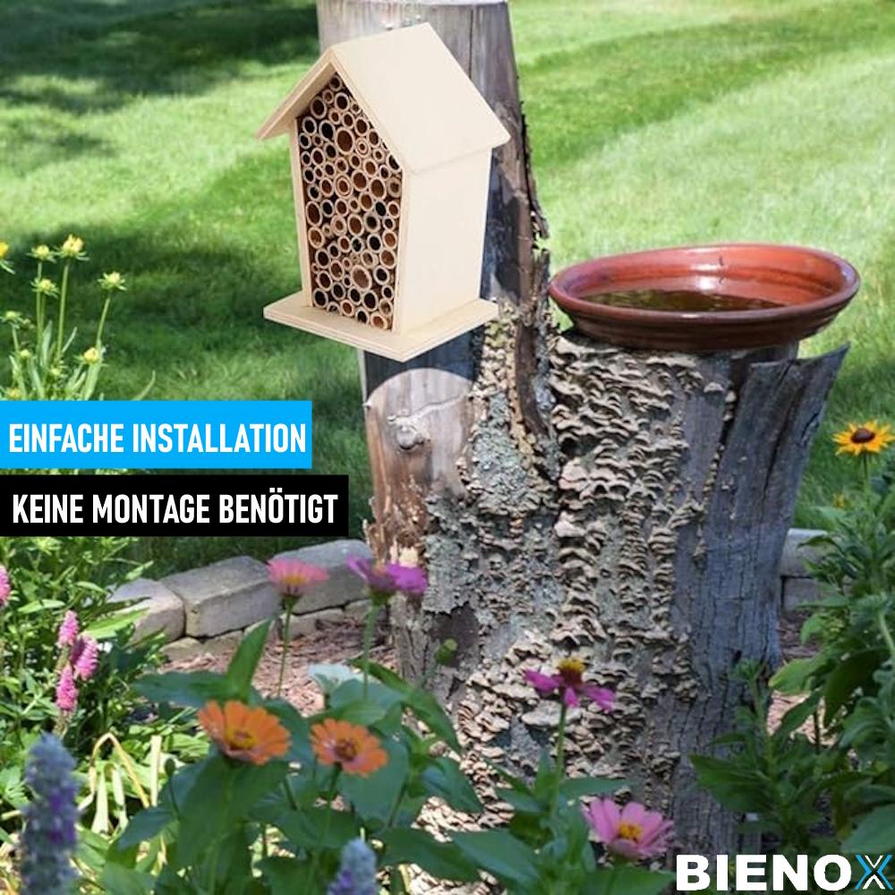 BIENOX отель для насекомых отель для пчел деревянный скворечник скворечник для насекомых дом для насекомых