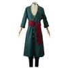 One Piece Wano Country Roronoa Zoro Cosplay Costume, Zorojuro Samurai Yukata Robe, Japanese Anime Kimono Outfit for Halloween Convention