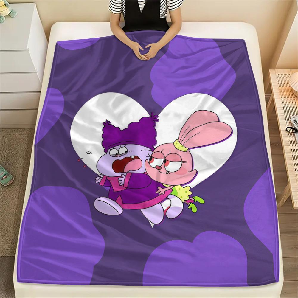 Chowder Flannel Blanket, High quality Comfortable for All Seasons, Home Decor, Warmth and Comfort
