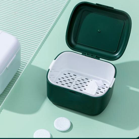 Компактная многофункциональная крышка для хранения брекетов, крышка с пряжкой, чехол для ванны, фиксатор чашки, коробка для чистки, ортодонтия