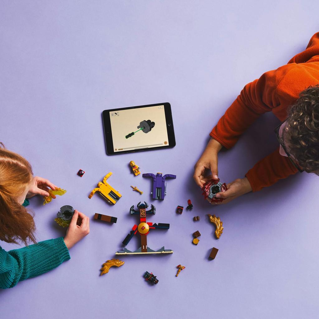 LEGO Ninjago Dragon Spinjitzu Battle Pack Игрушка Подарок на день рождения Блок Образовательный Мальчики Девочки Дети 6 лет 7 лет 8 лет Боевой робот