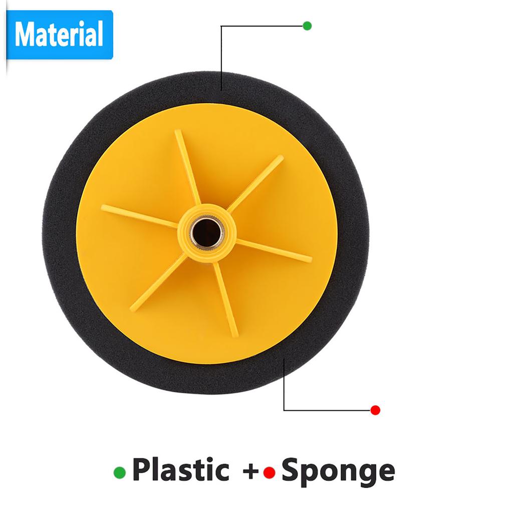 6inch 15cm Sponge Wheel Polishing Waxing Pad Kit Tool for Car Polisher