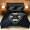 Borussia Mönchengladbach Pattern Bedding Quilt Set  Home Decoration  Gift (1 * duvet cover + 2 * pillowcase  without core)