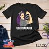 Unbreakable Survivor Brain Tumor Awareness Warrior Unisex T-Shirt