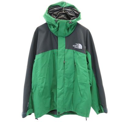 Мужская горная куртка Outdoor NP15400 Gore-Tex M зеленая с капюшоном Б/У