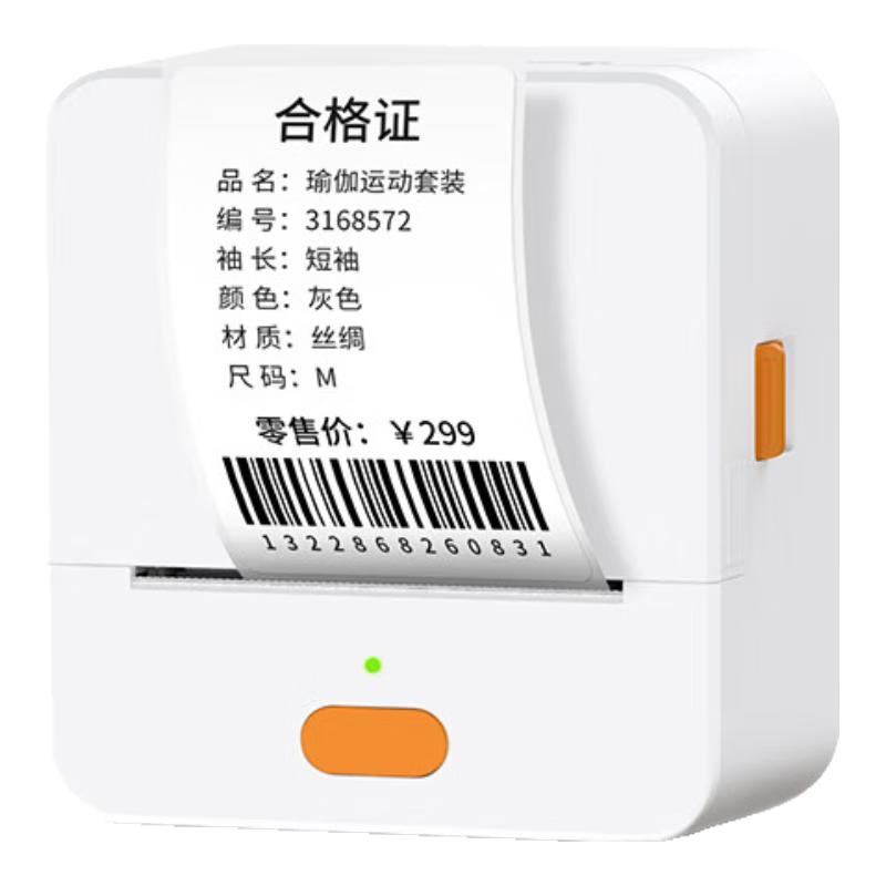Portable Bluetooth Thermal Label Printer CN plug (adapter included)