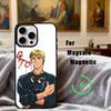 Чехол для телефона G-GTO-Onizuka T-Teacher-R для iPhone 17,16,15,14,13,12,Plus,Pro,Max с магнитной беспроводной зарядкой Magsafe