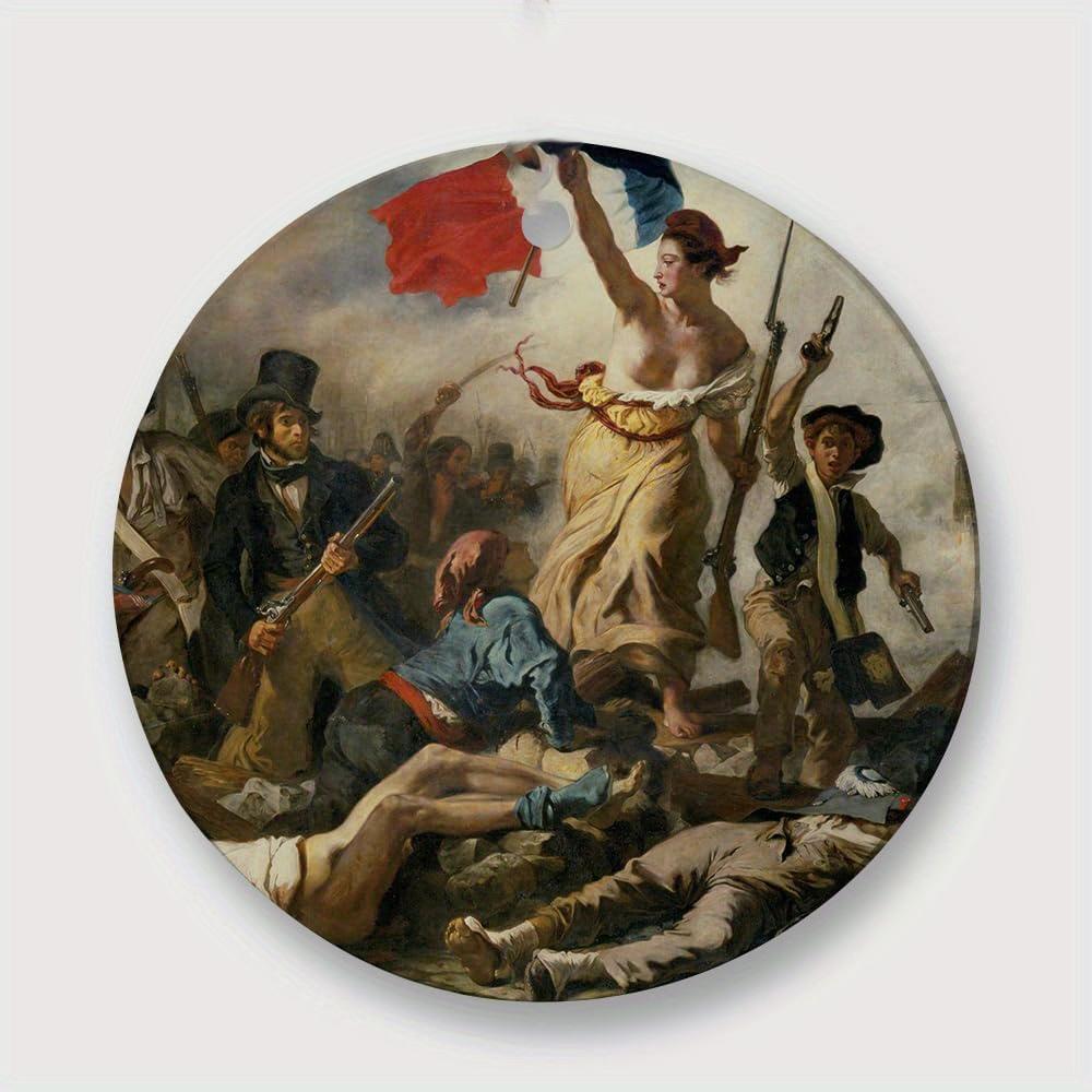 1 шт. 2D Плоская Деревянная Орнаментная Картина Маслом Девы Марии и Младенца Иисуса Нежных Объятий - 20 см