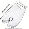 1 Set Men's Shaving Apron, Hair Care Bib, Gifts For Men