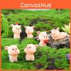 Adorable Resin Pig Figurine For Car Decor And Desktop Ornaments Creative Cartoon
