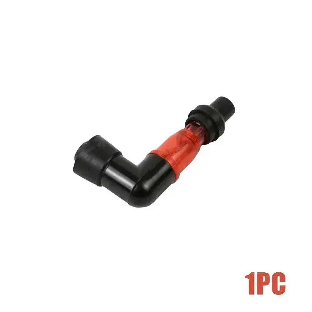 1 шт. мотоцикл 3 цвета 90 градусов мигающий колпачок свечи зажигания зажигания высокого давления колпачок вспышки колпачок свечи зажигания мотоциклетное оборудование