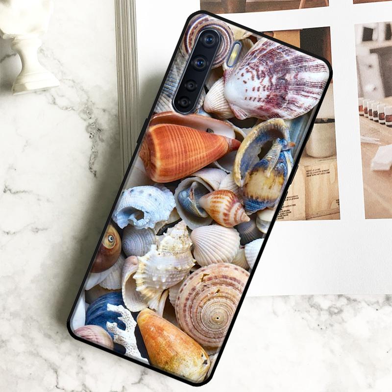 Sea Shells Case For Oppo A98 A78 A18 A38 A58 A40 A60 A80 A16 A76 A96 A17 A77 A74 A94 A54 A57S A15 Cover