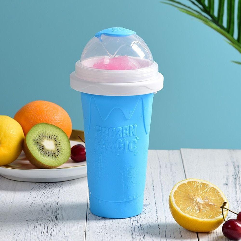 Quick-Frozen DIY Juice Water Bottle Silicone Ice Cream Maker Cups Smoothies Squeeze Cup  Summer