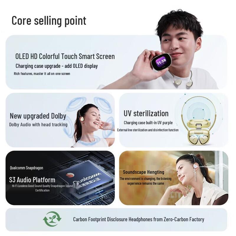 Cleer Clip PRO AI Translation Hi-Res Over-Ear Headset