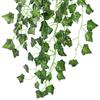 12/24 шт., висячие искусственные листья плюща, гирлянда из ротанга, виноградная лоза, растение, свадебный декор