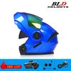 Full Face Motorcycle Helmet With Dual Visors Flip-Up Design All Season Riding