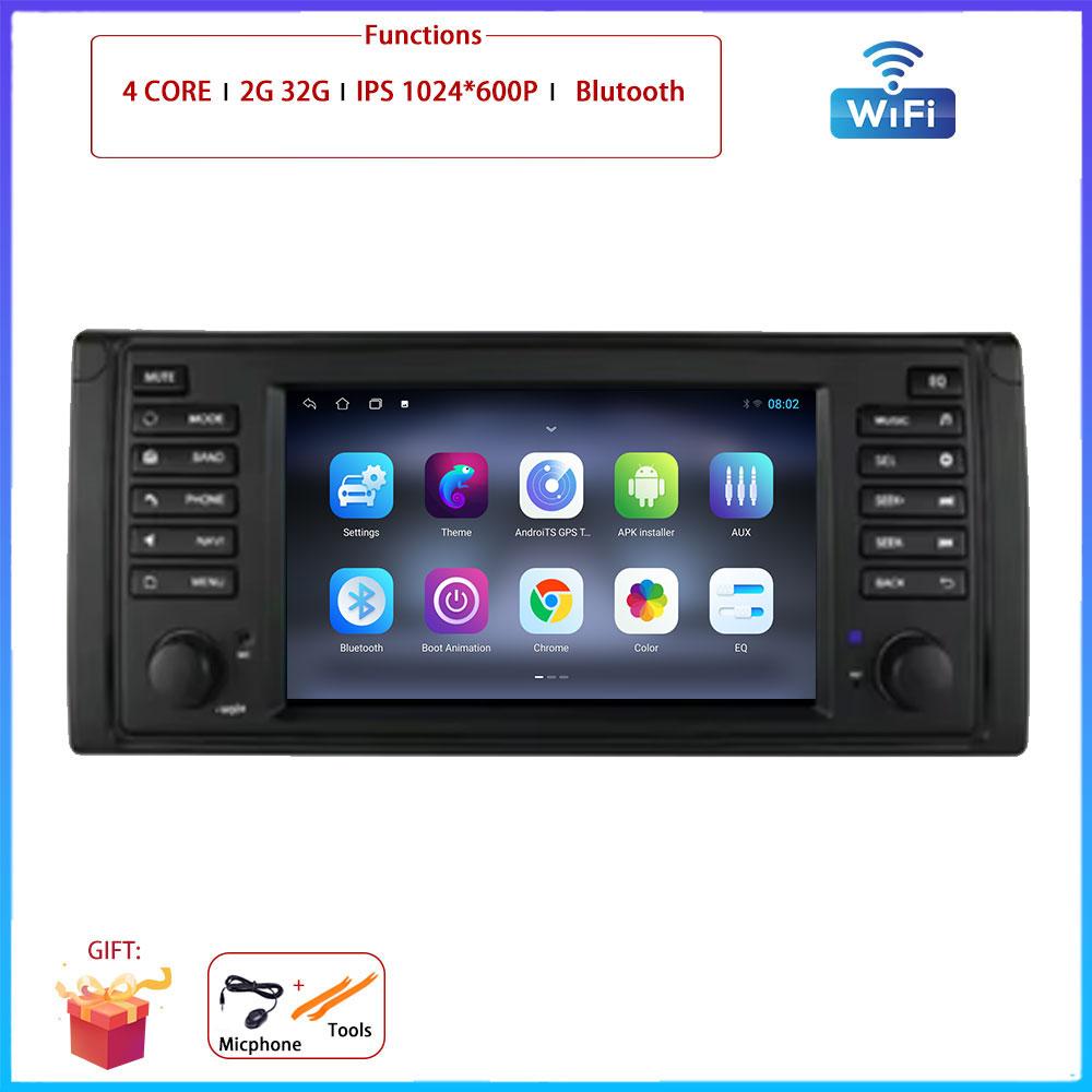 7" 4G для BMW X5 E53 E39 Car Carplay Auto Android OS Радио Навигация GPS Мультимедиа Видео Плеер BT 5.0 WIFI DSP