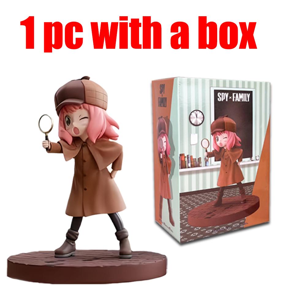 15 см Аниме Аня Форджер Фигурка Gekijouban Spy × Family Code White Kawaii Милая Модель Игрушка Подарок Набор для Коллекционирования Игрушка Фигурка Действия