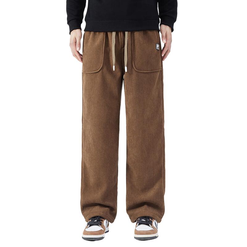 OVERPROTECTIONit Men's Fleece-Lined Straight Leg Casual Pants