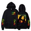 Толстовки с капюшоном Rapper Bob Marley Print Legend Reggae One Love Hoody Gothic Sweatshirts Women Hoode Oversize Hoodie