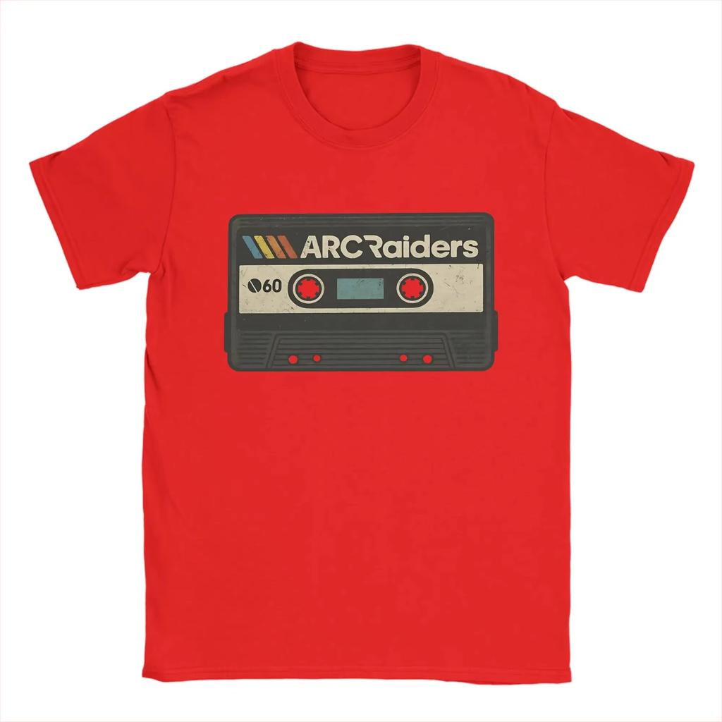 ARC Raiders Tape Pattern Fun TShirt Unisex Printed Cotton Crew Neck AllSeason Streetwear Top oversized t shirt harajuku